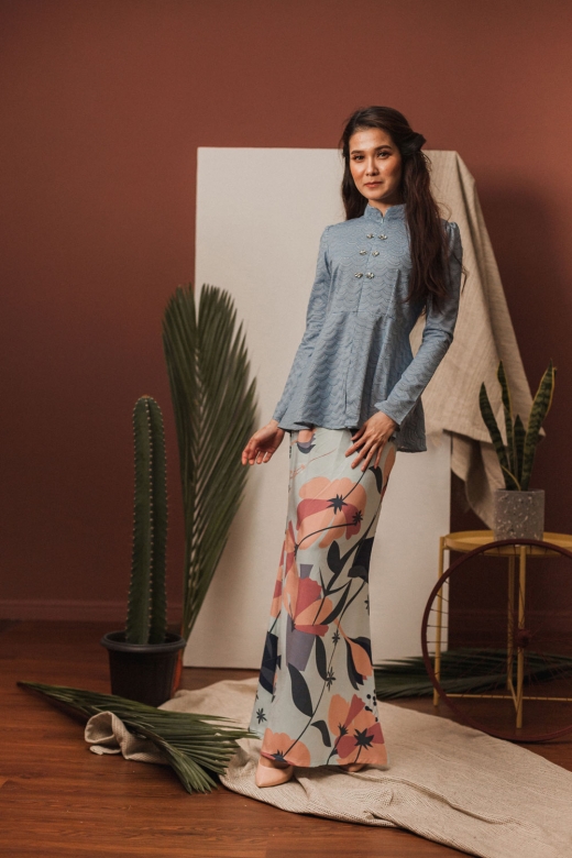 Nuriya Batik - Smoke Blue